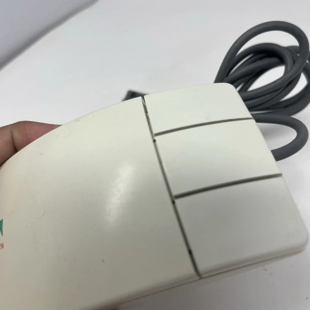 Logitech M-MD15L Ball Type Corded Computer Mouse w/ Serial Connector 3-Button